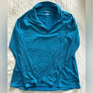 Champion Women’s long sleeve zip athletic shirt